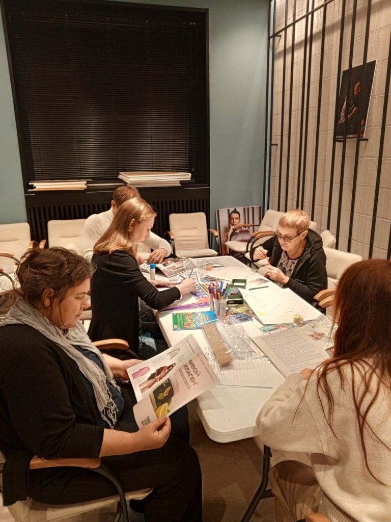 Прошла группа в формате упражнение: "Карта моего внутреннего мира спокойствия"